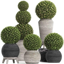 beton baum topiary innen pflanze 221 3d modell busch 3dexport buchsbaum wiederherstellung hardware vase 3d print model - Mito3D