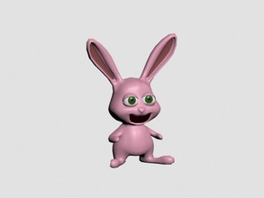 conejo desenho animado 3d impressão modelo in animais 3dexport personaje cartoon animal impresion stl 3d print model - Mito3D