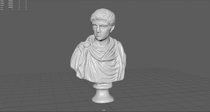 konstantin imparator büst 3d yazdır model in heykel 3dexport vesika roma antik müze eski yazdırılabilir sanat mermer dekoratif gerçekçi 3d print model - Mito3D