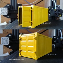 container 3d print model in automotive 3dexport truck tools load crane industrial rc transport storage ship cube freight shipping 3d print model - Mito3D