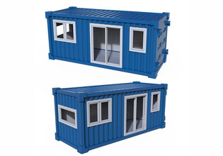 container house shipping freight cube ship storage transport rc industrial crane load tools truck caravan contener 3d print model - Mito3D