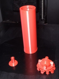 recipiente técnico tampa acessórios hermético cigarros comprimido 3d print model - Mito3D