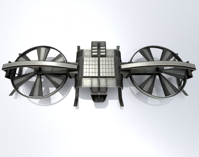 contrôlable drone conception avion blender game engine mouche hélicoptère low poly Véhicules 3D print model - Mito3D