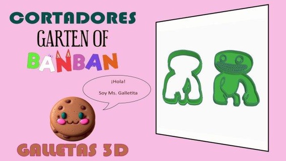 cookie cutter garten ban child banban banbalena nabnab roblox cookie-cutter garten-of-banban slowseline opila-bird yumbo-josh 3d print model - Mito3D