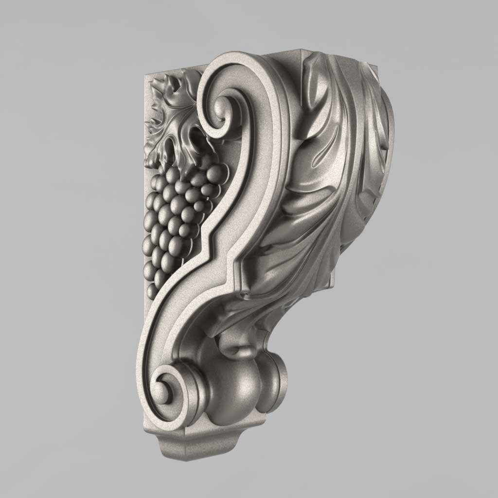 corbels - 11 decor brecket console capitel 3D print model - Mito3D