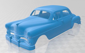 taç 1950 yazdırılabilir vücut araba yuva ölçülü Tamiya rc miniz hobi mikro 3d print model - Mito3D