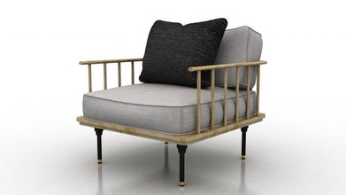 couch Single Sitz Möbel Haus Dekoration modern Design 3d print model - Mito3D