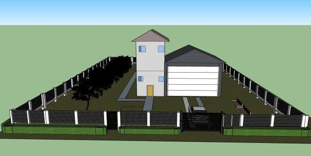 country house sketchup 3dmodel 3dexport 3dmax 3d print model - Mito3D
