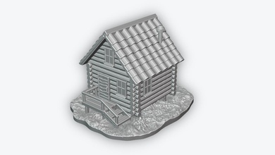 país casa 3d impresión modelo in arquitectura 3dexport miniaturas terreno paisaje edificio granja 3d print model - Mito3D