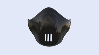 covid-19 maskesi maske Corona heykel corona güçlü büstü 3d print model - Mito3D
