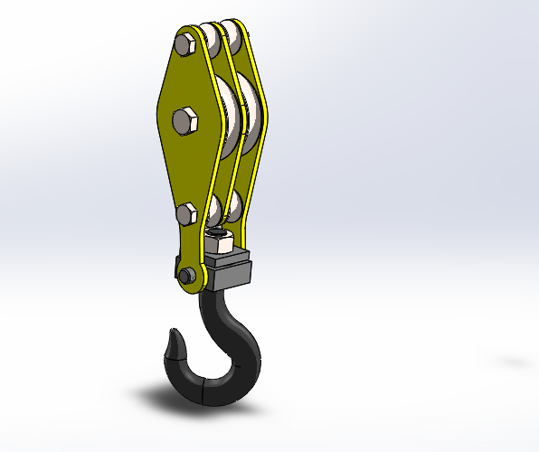 vinç kanca 3d basılı modül yazdır model in mühendislik 3dexport rotasyonlar 3D print model - Mito3D