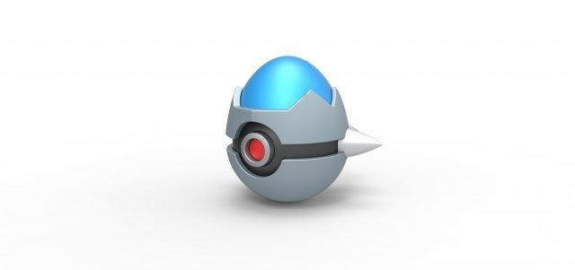 cranidos orb concept container toy print printable ball 3d print model - Mito3D