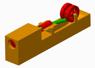 crank mechanics 3d print model in engineering 3dexport mechanism engine slider parts piston 3d print model - Mito3D