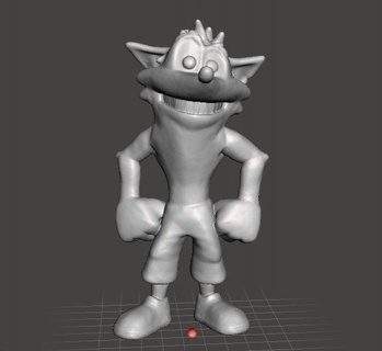 crash bandicoot vintage figure model creature videogame toys videogames animal hero fantasy toy pvc fox dog wolf figurine collector dungeons cartoon 3dprinting mouse rat character playstation 3d print model - Mito3D