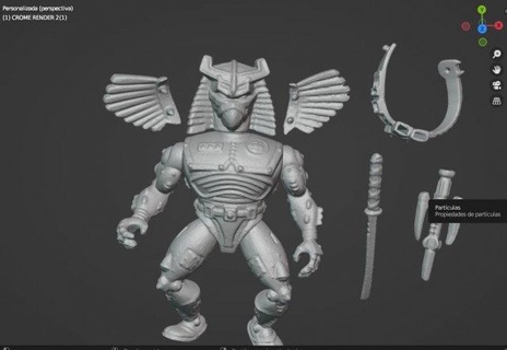 crhome Kuppel tmnt Jahrgang scannt Repliken Schildkröten Ninja Truthähne Spielzeuge 3d print model - Mito3D