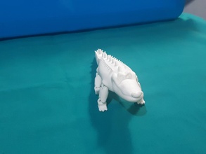 crocodile 3d impression modèle in jouets 3dexport jouet art juguete articulé articulado souple 3d print model - Mito3D