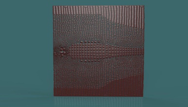 pelle di coccodrillo 3d stl modello cnc la texture crocodileleather cncmodel cncrelief reliefmodel cnccarvemodel 3d print model - Mito3D