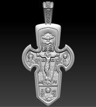 de la croix mâcher chrétienne dentine dentition l'émail l'engagement or saint joyau bijoux krest molaire pendentifs imprimable religiou-objet le saphir silve 3d print model - Mito3D
