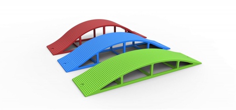 çapraz aks köprü döküm rc arabalar ölçek 1 to 10 3d yazdır model in otomotiv 3dexport rampa ark arcbridge crossaxlebridge offroad offroadtest ölçekli oyuncak yazdırılabilir 3d print model - Mito3D
