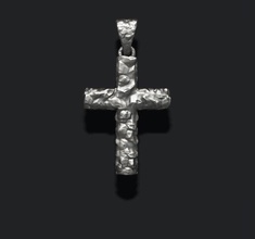 Kaya taş gibi çapraz mücevher altın <url> din Hıristiyan yazdırılabilir zbrush kolye Mesih religiou nesne Yahudi Hıristiyanlık nazareth Gümüş İsa 3d print model - Mito3D