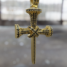 cross nails pendant jewel 3d print model - Mito3D