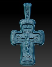 pendentif en forme de croix mâcher chrétienne la dentition l'émail or joyau bijoux molaire pendentifs imprimable religiou-objet le saphir d'argent mariage 3d print model - Mito3D