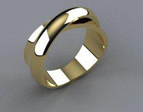 cruz anillo 1 imprimible rhino3d 3d print model - Mito3D