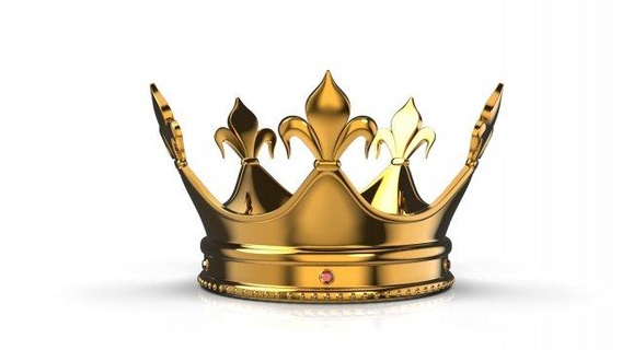 crown sculpture jewelry gold pendant diamond fm3d game ready vr ar king queen prince royalty treasure character clothing jewel jewellery clothes 3d print model - Mito3D