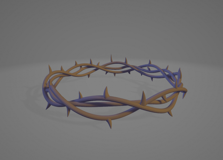 crown thorns  clothing crown thorns jesus 3dprint  3d print model - Mito3D