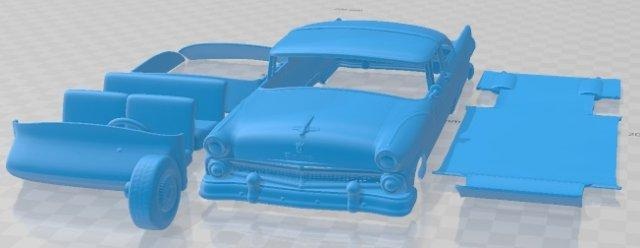 Krone Victoria 1955 druckbar Wagen Automobil Slot scalextric tamiya rc miniz Hobby Mikro Druckguss 3d print model - Mito3D