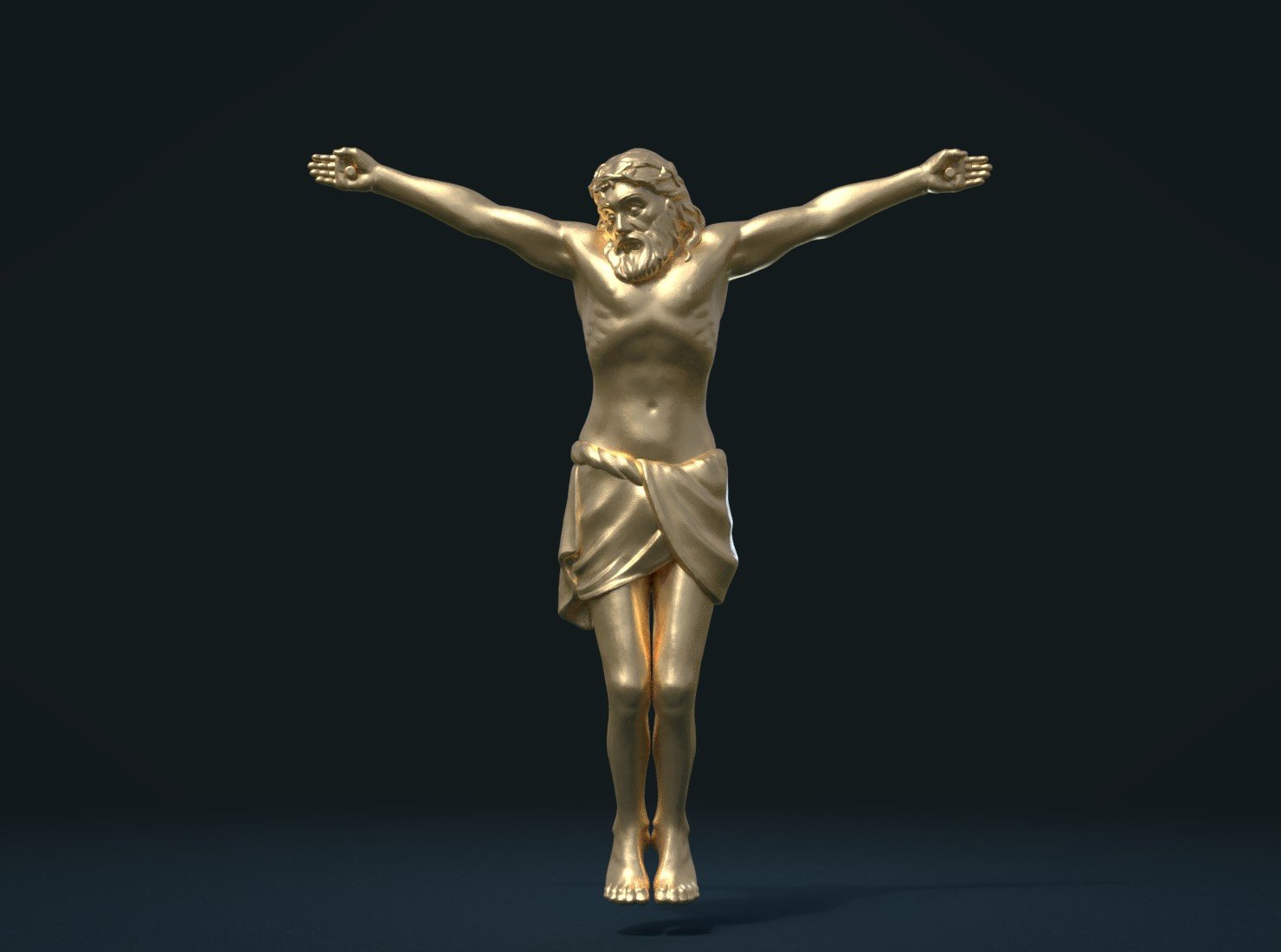 jesucristo crucificado cristo jesús dios cielo la crucifixión el cristianismo católica ortodoxa evangelio hijo 3D print model - Mito3D
