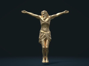 gekreuzigten jesus Christus Gott Himmel Kreuzigung das Christentum katholisch orthodoxe Evangelium Sohn 3d print model - Mito3D