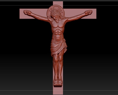 crucifixo 3d impressão modelo in 3dexport religião crucificação ouro bas alívio deus 3d print model - Mito3D