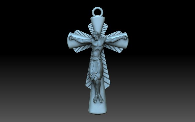 crocifissione attraversare religione cristianesimo cristiano santo cnc ortodossia Gesù pedante 3D print model - Mito3D