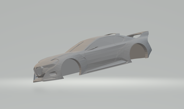 csl homenaje fundido a presión ranura slotcar coche caliente ruedas juguetes 3d print model - Mito3D