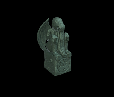 cthulhu totem statue 3d drucken modell figuren 3dexport lovecraft 3d print model - Mito3D