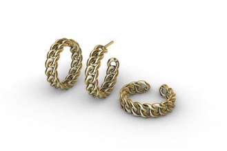 cubano enlace anillos 6mm amplio 10 anillo tamaños 3d impresión modelo in 3dexport cadena cubana oro plata latón cobre joyería joya moda 3dmodel 3dprintable listo imprimir 3d print model - Mito3D