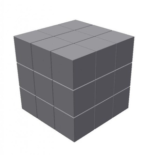 Cubo rubic joyero caja juego embalaje 3dprint juegos juguetes 3d print model - Mito3D