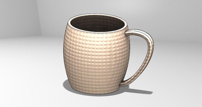 tazza bicchiere 3d print model - Mito3D