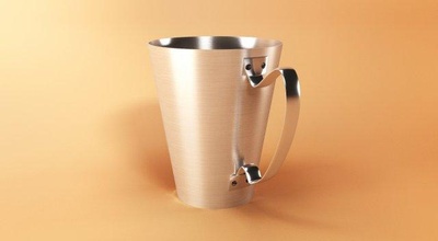cup free 3d model in 3dexport ware drink tea coffee juice metal 3d print model - Mito3D