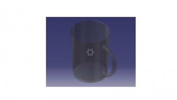 Tasse frei Küche Essen Becher Glas Tee Kaffee Saft Utensilien Getränke 3d print model - Mito3D