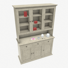 cupboard teapot storage plate bowl unreal spoon buffet sugar drawer cabinet kitchen donut game-ready sideboard unity low-poly pbr cup container 3d print model - Mito3D