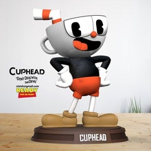 cuphead fanart boy kid child children game cartoon 3dprint 3dprinting statue figure 3d print model - Mito3D
