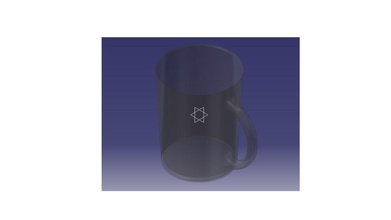 cup mug glass tea cofee juice utensils drinks 3d print model - Mito3D
