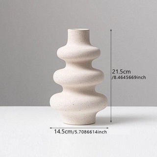 curved ceramic vase decor flower pot silicone mould stl love homedecor cute minimal 3dmodel 3d print model - Mito3D