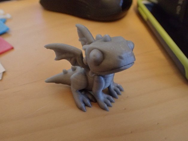 fofa Dragão brinquedos 3D print model - Mito3D