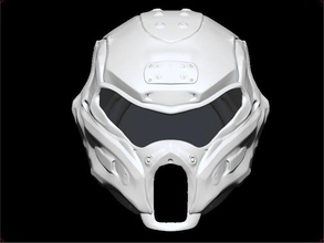 cybermantis custom helmet airsoft cosplay 3dshophelmet 3d print model - Mito3D
