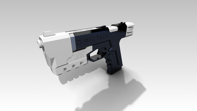 cyberpunk 2077 miltech vindicator 3d print model in 3dexport cyberpunk2077 game cdprojectred pistol 3d print model - Mito3D