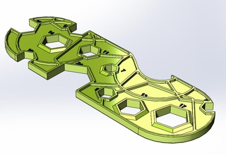 Radfahren-Taste Schlüssel Radfahren tool instrument toolbox toolkit 3d print model - Mito3D