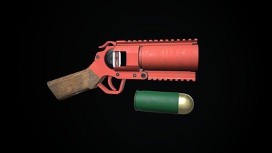cyma 40mm Grenade lançador foguete arma Concha sinal fogo espingarda poli jogos atirador entretenimento simulação 3dmax substância pintor texturas 3d print model - Mito3D